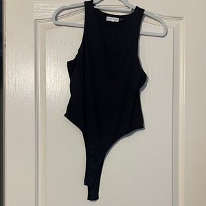 GREY LAB Black Bodysuit